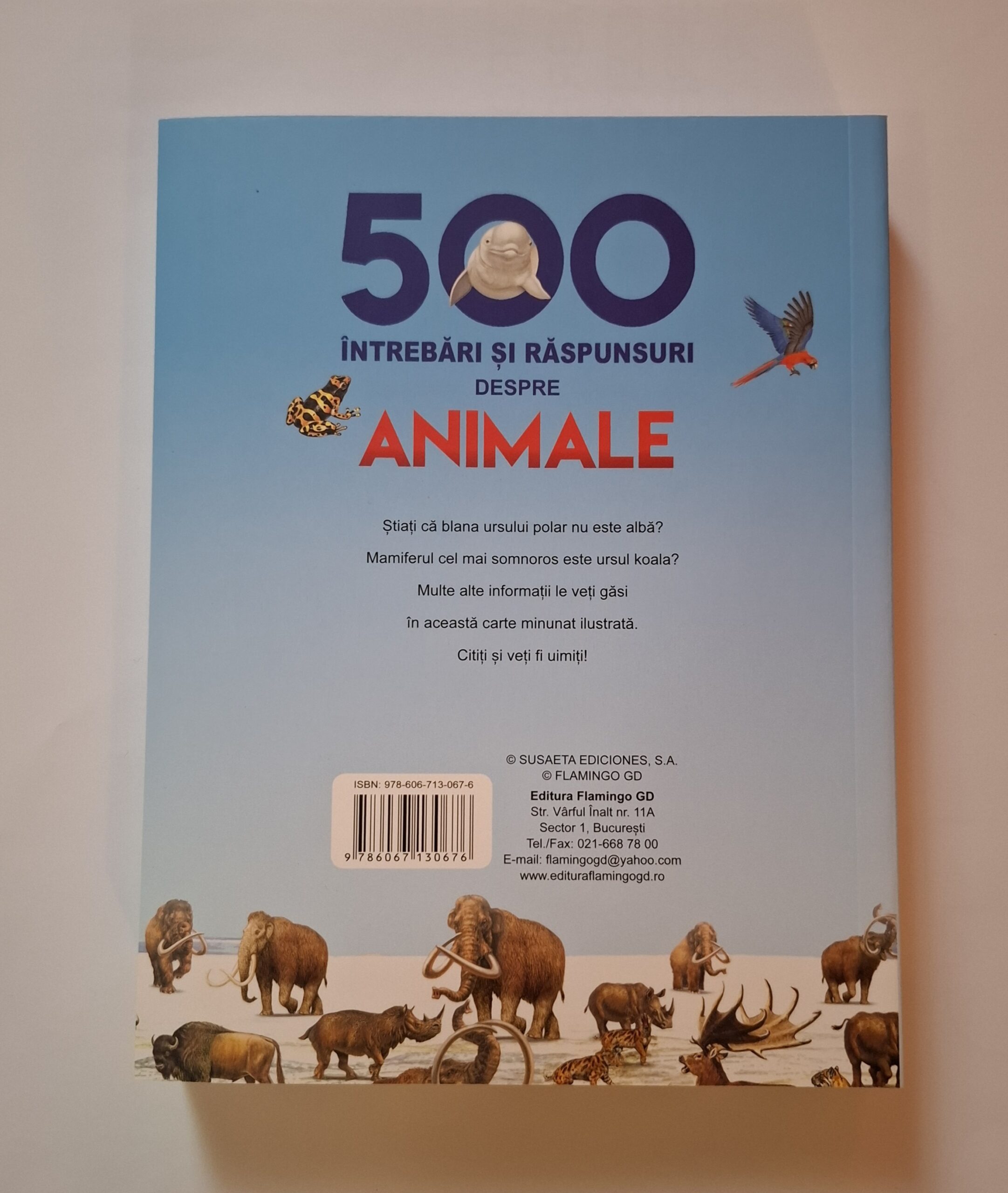 500 DE ÎNTREBĂRI ANIMALE - imagine 4