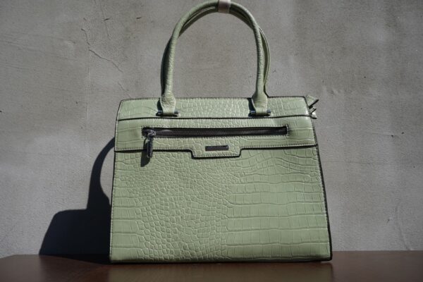 Geanta de dama talie mare culoare Verde deschis 2