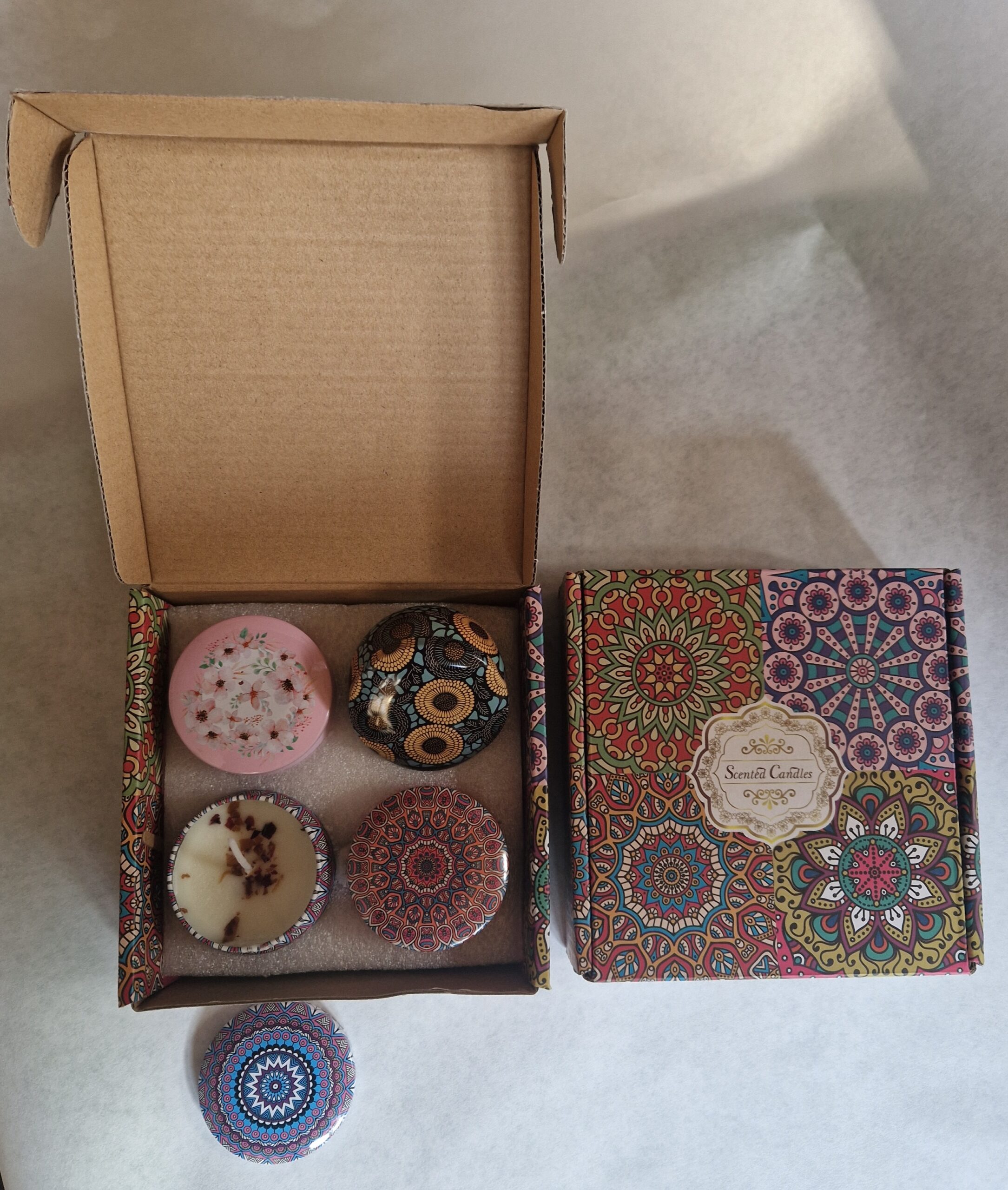 CUTIE CADOU 4 CANDELE AROMATE