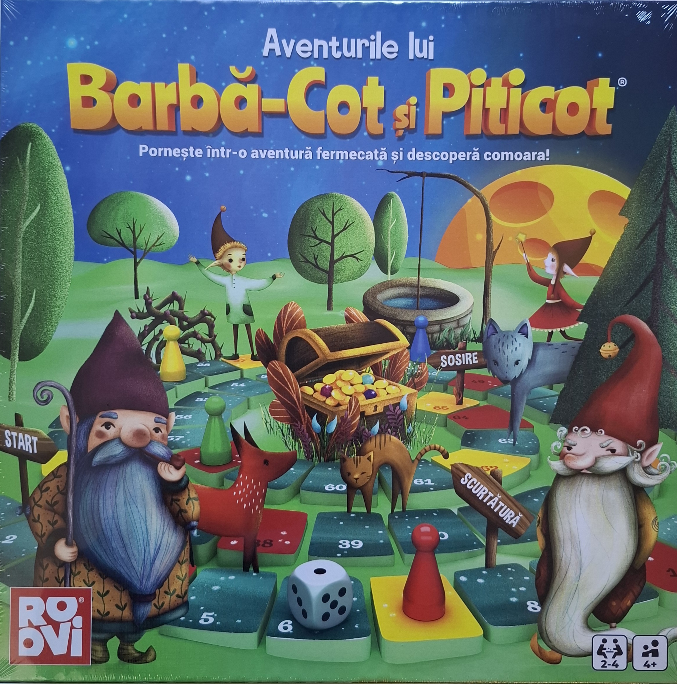 BARBA COT si PITICOT, joc de societate