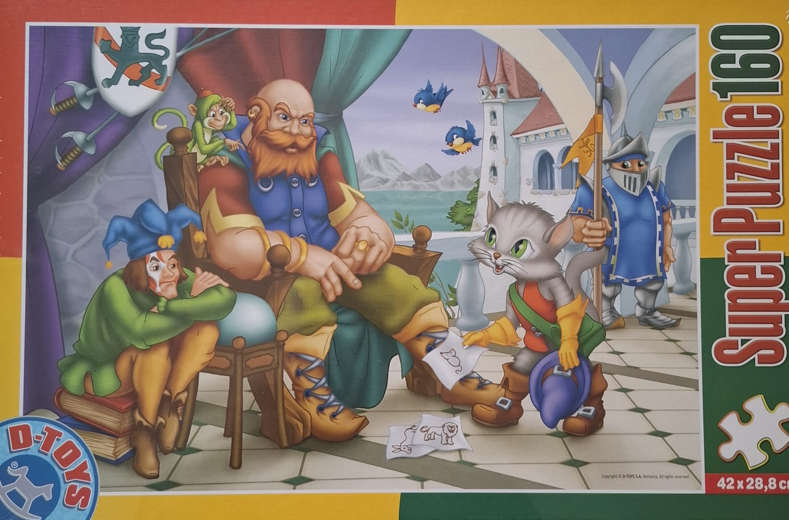 PUZZLE 160 DE PIESE, Motanul incaltat